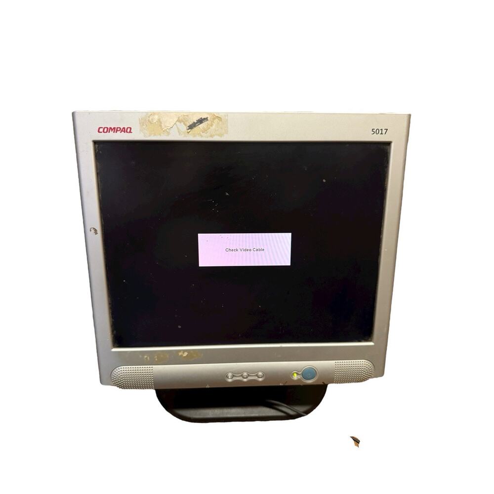 Compaq 5017 Flat Panel Computer Monitor 15” Tested Works - Picture 2 of 7
